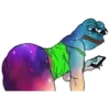 🍑 Эмодзи «Calaxy Pepe» для Telegram