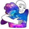 🫂 Эмодзи «Calaxy Pepe» для Telegram