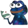 ❤️ Эмодзи «Calaxy Pepe» для Telegram