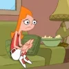 😣 Эмодзи «Candace Flynn» для Telegram