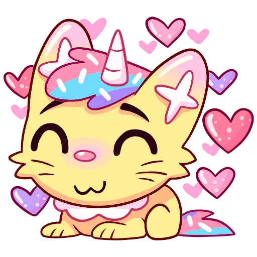 🥰 Эмодзи «Кэнди Кэт #1» для Telegram