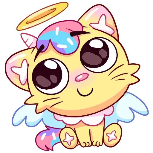 😇 Эмодзи «Кэнди Кэт #1» для Telegram