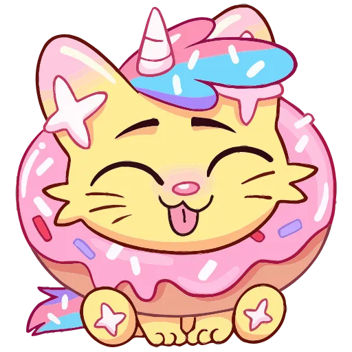 🍩 Эмодзи «Кэнди Кэт #1» для Telegram