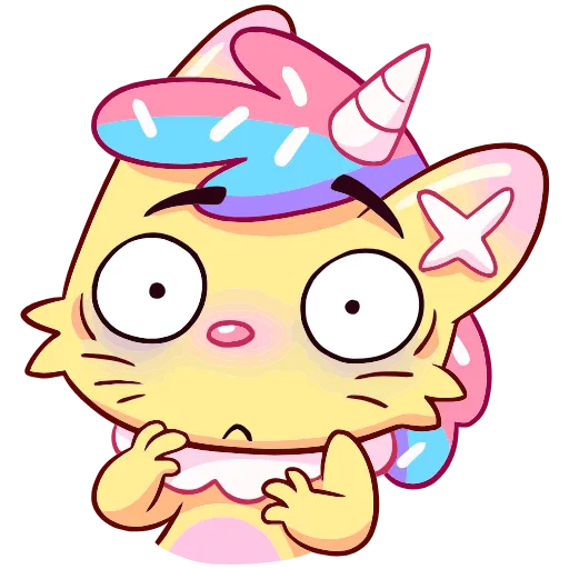 😳 Эмодзи «Кэнди Кэт #1» для Telegram