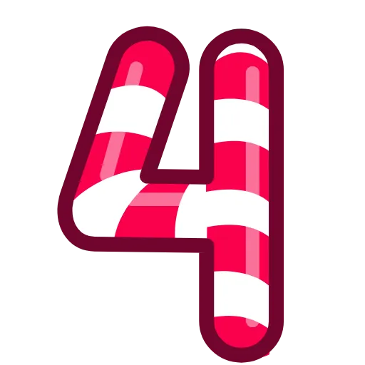 4️⃣ Эмодзи «#animated #decor #food #fonts #xmas» для Telegram