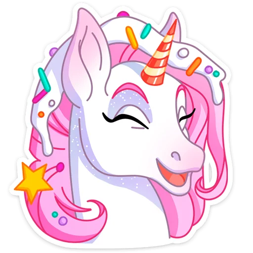 Стикерпак Кэндилинн - волшебная сестричка единорожки Линн для Telegram — скачать
