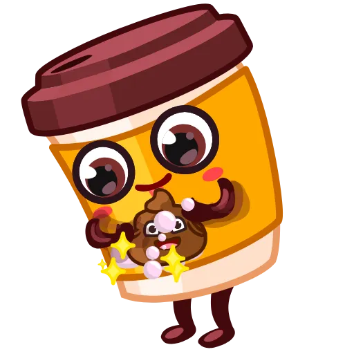 ☕ Эмодзи «Cup Puchino» для Telegram