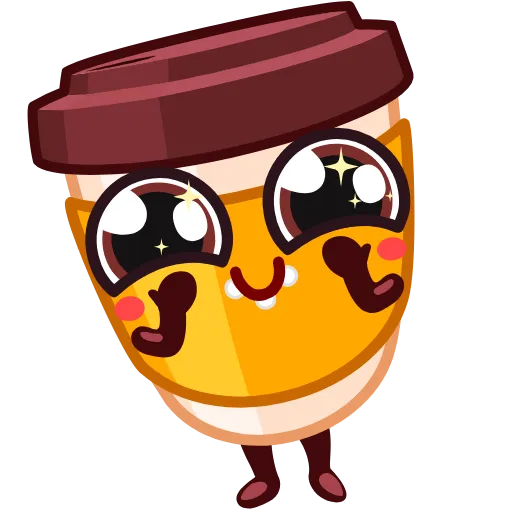 ☕ Эмодзи «Cup Puchino» для Telegram