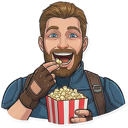 🎬 Стикер «Captain America» для Telegram