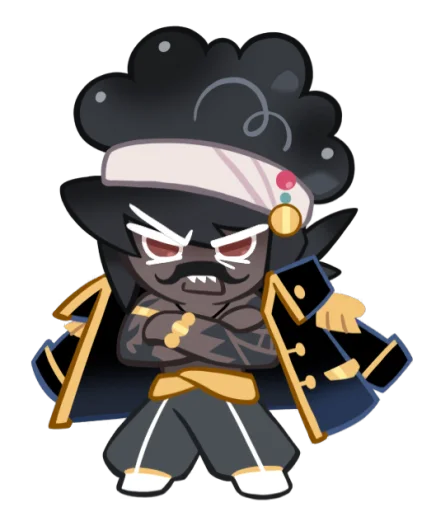 🤩 Стикер «Captain Caviar Cookie» для Telegram