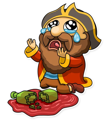 😢 Стикер «Captain Jack» для Telegram