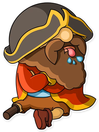 😒 Стикер «Captain Jack» для Telegram