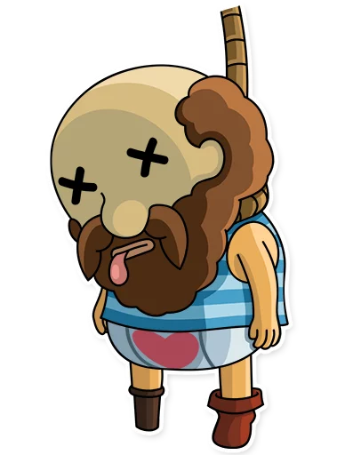 😵 Стикер «Captain Jack» для Telegram