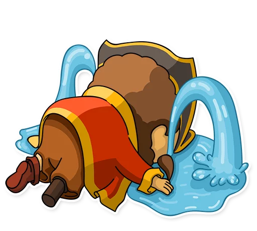 😭 Стикер «Captain Jack» для Telegram