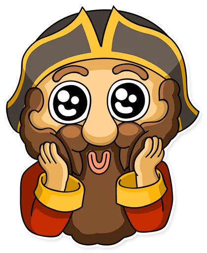 😳 Стикер «Captain Jack» для Telegram