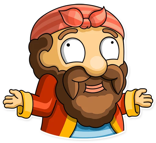 ☺️ Стикер «Captain Jack» для Telegram