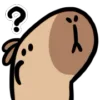 ❔ Эмодзи «() CAPYBARA» для Telegram