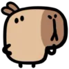 🤔 Эмодзи «() CAPYBARA» для Telegram