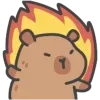 🤩 Эмодзи «Капибара» для Telegram