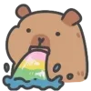 🤩 Эмодзи «Капибара» для Telegram
