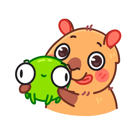 🐸 Эмодзи «Yippy The Capybara» для Telegram