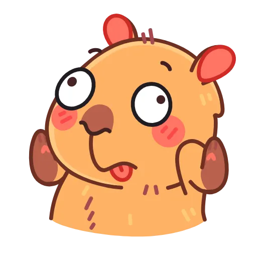 🤷‍♂️ Эмодзи «Yippy The Capybara» для Telegram
