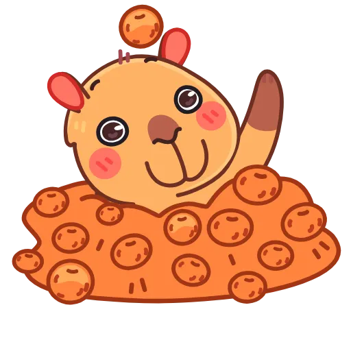 👋 Эмодзи «Yippy The Capybara» для Telegram