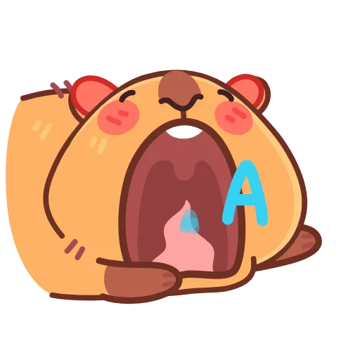 😮 Эмодзи «Yippy The Capybara» для Telegram