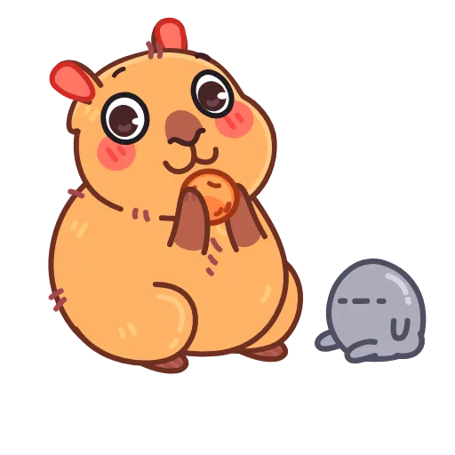 ☺️ Эмодзи «Yippy The Capybara» для Telegram