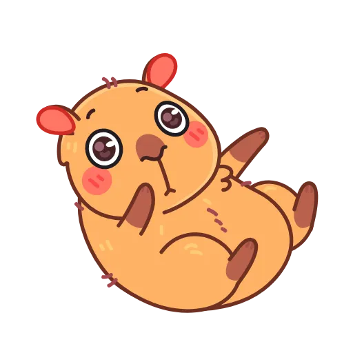 🤗 Эмодзи «Yippy The Capybara» для Telegram