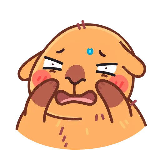 😰 Эмодзи «Yippy The Capybara» для Telegram