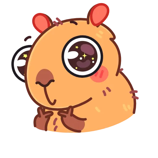 🥺 Эмодзи «Yippy The Capybara» для Telegram