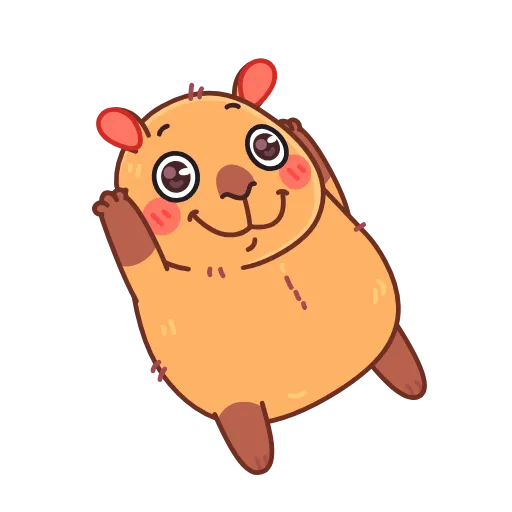 🙃 Эмодзи «Yippy The Capybara» для Telegram