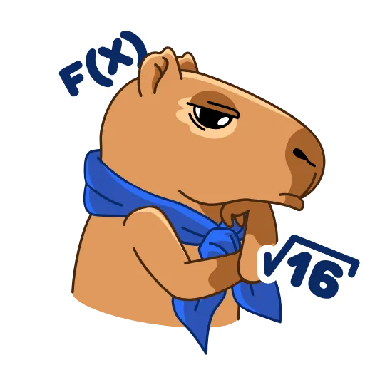 🤔 Эмодзи «Денежная Капибара» для Telegram