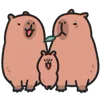 ❤️ Эмодзи «Capybara ()» для Telegram