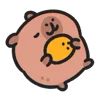 🍊 Эмодзи «Capybara ()» для Telegram