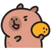 🍊 Эмодзи «Capybara ()» для Telegram