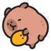 🍊 Эмодзи «Capybara ()» для Telegram