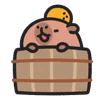🍊 Эмодзи «Capybara ()» для Telegram