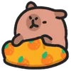 🍊 Эмодзи «🙂Capybara-2 - капибара» для Telegram