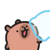 🫧 Эмодзи «🙂Capybara-2 - капибара» для Telegram