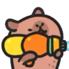 🔫 Эмодзи «🙂Capybara-2 - капибара» для Telegram