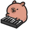 🎹 Эмодзи «🙂Capybara-2 - капибара» для Telegram