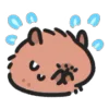 😥 Эмодзи «Capybara-4 ()» для Telegram