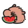 🍉 Эмодзи «Capybara-4 ()» для Telegram
