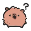 ❔ Эмодзи «Capybara-4 ()» для Telegram