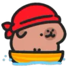 🚤 Эмодзи «Capybara-4 ()» для Telegram