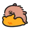 🍊 Эмодзи «Capybara-4 ()» для Telegram