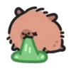 🤮 Эмодзи «Capybara-4 ()» для Telegram