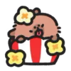 🍿 Эмодзи «Capybara-4 ()» для Telegram
